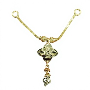 22k <b>Solid</b> <b>Gold</b> <b>Pendant</b> Traditional Indian Mangalsutra Centerpiece Tanmaniya For Women Wedding Fine Jewelry Real Yellow <b>Gold</b> - Product Image 2