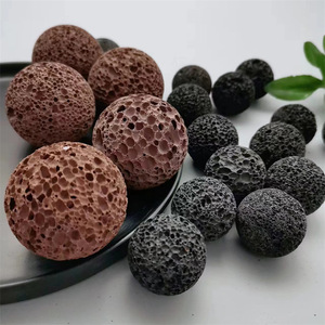 Bolas de Piedra Volcánica Natural de Basalto Pulido <span class=keywords><strong>para</strong></span> Jardinería, Decoración de Bonsáis, Pavimentación y Plantación con Poros Uniformes y Buena Adsorción - Product Image 4