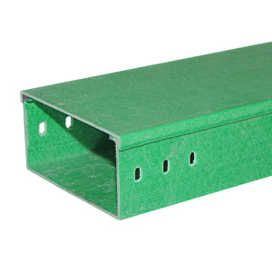 Lunghezza 6M larghezza 200mm lato guida altezza 100mm in fibra di vetro acciaio trogolo tipo cavo vassoio per la costruzione - Product Image 1