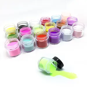 Đầy Màu Sắc Acrylic Resin Nail Powder NAIL ART GLITTER ACRYLIC POWDER Glitter Hiệu Ứng