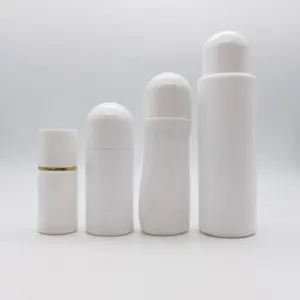 150ml HDPE plastik boş beyaz dokuma kumaş ucu aplikatör sünger Graffiti şişe ark vidalı kapak