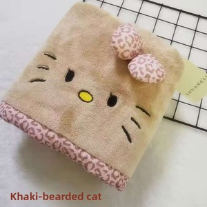 Shuangli Genuine Leopard KT Series Model 05 <span class=keywords><strong>Serviette</strong></span>-tube brodée douce pour cheveux secs et usage en bain - Product Image 2