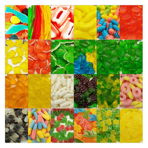 Gomitas de Frutas Liofilizadas en Forma de Gusano, Dulces Multicolores en Caja Personalizada, Ingredientes Azucarados de Alta Demanda - Product Image 2