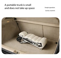 Carrito de Transporte Compacto y Portátil para Silla de Ruedas, Diseño Plegable y Reclinable, Apto para Viajes al Aire Libre de Personas Mayores y Niños