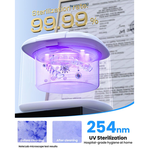 Nouvelle machine de nettoyage ultrasonique pour prothèses dentaires avec lumières UV électriques, 4 modes et contrôle thermique intelligent - Product Image 3