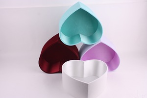 Caja de terciopelo con forma de flor para flores, caja de terciopelo con forma redonda, oem, promocional - Product Image 6