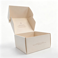 Boîte pliable en carton blanc écologique avec logo, finition mate, pour l'emballage de cosmétiques et produits de beauté destinés aux fabricants