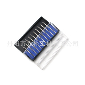 Juego de brocas para taladro de uñas Mr Drill, 10 Uds., agujas cónicas de diamante para pulir, herramienta multifuncional portátil en caja para manicura y tallado - Product Image 4