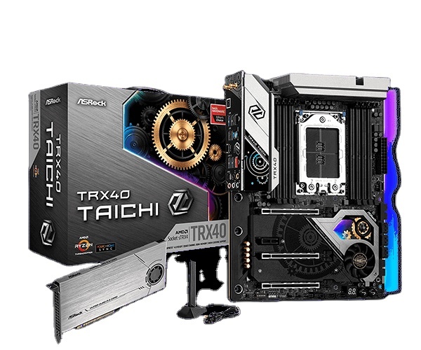 ASROCK TRX40 Taichi AMD AM4 Socket ATX Motherboard DDR4 256GB Max 4-Channel SATA Integrated Graphics New Desktop