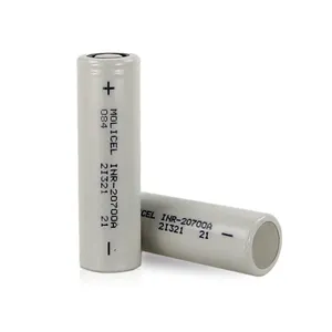 Großhandel INR 20700A 3000mAh wiederauf ladbare Batterie Flat Top 3.7V 30A 20700 Lithium-Ionen-Batterie Hoch entladung zellen für Motorräder