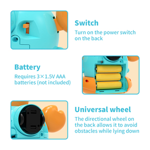 Nouveau <span class=keywords><strong>jouet</strong></span> crabe musical interactif électrique dansant et rampant avec évitement automatique d'obstacles et lumières, idéal <span class=keywords><strong>pour</strong></span> les cadeaux d'enfants - Product Image 3