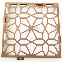 Panneaux muraux en aluminium imperméables en métal 3D d'écran décoratif de sculpture découpé au laser pour l'hôtel