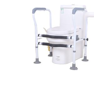 Chaise de toilette pliante de haute qualité avec marche pour chaise d'aisance pour personnes âgées - Product Image 2