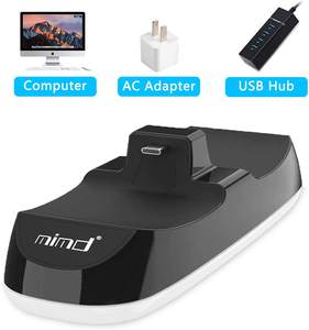 2020 nuevo LED Dual USB cargador rápido soporte de estación de base para Sony para PlayStation <span class=keywords><strong>5</strong></span> Joystick Gamepad <span class=keywords><strong>consola</strong></span> accesorio - Product Image 6