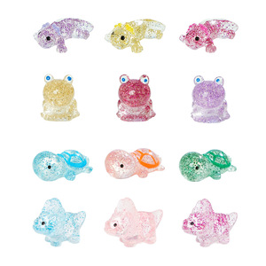 Figuras <span class=keywords><strong>de</strong></span> Ranas con Purpurina para Micro Paisajes, Miniaturas <span class=keywords><strong>de</strong></span> Animales <span class=keywords><strong>de</strong></span> Resina con Purpurina Multicolor para Decoración <span class=keywords><strong>de</strong></span> Jardines <span class=keywords><strong>de</strong></span> Hadas, Estanques y Terrarios - Product Image 5