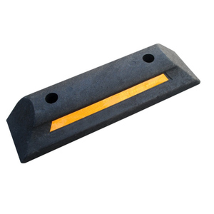600mm4kg交通制御ヘビーデューティー反射カーストッパーゴムとプラスチックホイールストップ - Product Image 2