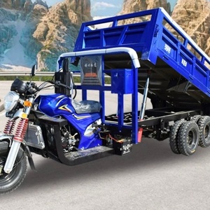 2026 Best-selling 350CC Nine-wheel Open Body Motorized Cargo Three-wheeler Dump Truck Motorcycle - Product Image 6