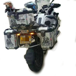 YHMOTO - Adhesivos Impermeables de Aleación de Aluminio para Caja Lateral Superior para BMW R1200GS GSA R1250GS ADV Adventure - Product Image 6