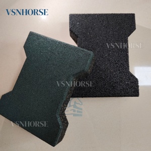 Dalles de <span class=keywords><strong>sol</strong></span> en caoutchouc en forme d'os de chien, durables, pour écuries de <span class=keywords><strong>chevaux</strong></span>, allées, stalles, antidérapantes, imperméables - Product Image 4