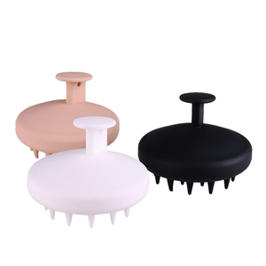 แปรงนวดศีรษะซิลิโคน แปรงนวดหนังศีรษะสำหรับสระผม หวีแปรงนวดผม - Product Image 6