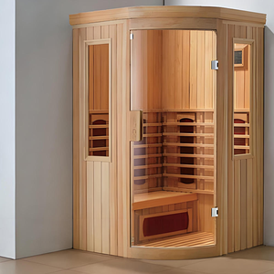 Cabine <span class=keywords><strong>de</strong></span> sauna en cèdre, spa <span class=keywords><strong>de</strong></span> luxe à domicile avec poêle et pierres, expérience finlandaise authentique, design moderne, haute qualité, extérieur - Product Image 2