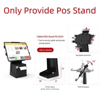 Deux-en-un économiser de l'espace Tilt POS Terminal Display POS Tablet Stand pour Ipad de série complète