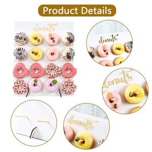 Rak <span class=keywords><strong>Display</strong></span> Donat 16 Lubang, Penyangga Donat untuk Pernikahan, Ulang Tahun, Baby Shower, Pesta Ulang Tahun, Peralatan Kue - untuk <span class=keywords><strong>Display</strong></span> - Product Image 6
