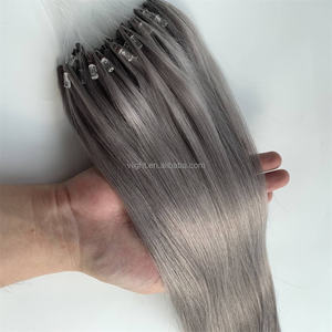 V-образная легкая брендовая 2023, бестселлер, патент, продукт для наращивания волос из перьев H6, 100% человеческие волосы, плетеные вручную, наращивание перьев, IF2 - Product Image 6