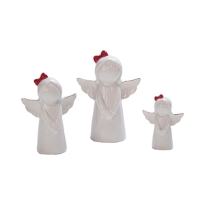 Decorazione Natalizia Moderna in Ceramica con Ali d'Angelo, Regalo Festivo, Prezzo di Fabbrica all'Ingrosso - Product Image 1