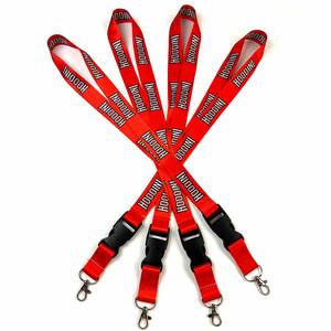 Hot Sales High Quality Custom Logo Sublimation Lanyards Polyester Nylon Neck Strap for Advertising Promotion - Product Image 1