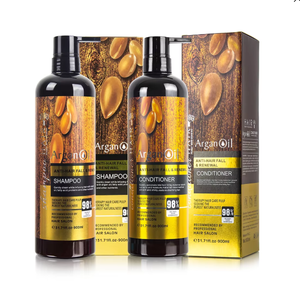Wholesale Natural Products <b>Shampoo</b> Organic Hair Care Repairing Smoothing Vegan Argan Oil Treatment Hair <b>Shampoo</b> and Conditioner - Product Image 1