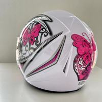 Venta CALIENTE Antifog Safety Crash Unisex Personalidad Pink DOT Certified Cascos de motocicleta Casco de motocicleta