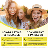 Acentiallabs Patchs Transdermiques Véganes pour le Soutien de l'Humeur, Extraits Végétaux, Sans Cruauté Animale, pour le Bien-être Quotidien