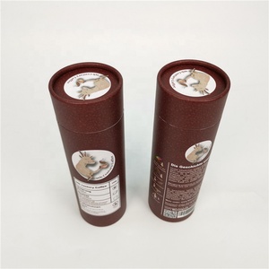 Boîte d'emballage cylindrique en carton et aluminium recyclable sur mesure pour café en poudre, tube en papier - Product Image 5
