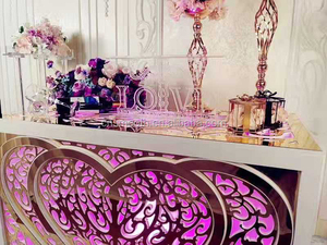 حار!! الاكريليك الزفاف الجدول الاكريليك الزفاف الجدول/الاكريليك الحبيب الجدول - Product Image 3