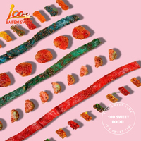 100 doux Oem Odm le plus chaud ours gommeux usine saveur d'orange chaud épicé et aigre gommeux bonbons en gros