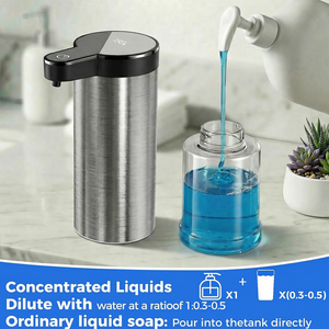 New Arrival Waterproof Wall Mount Foam Rechargeable Automatic Soap Dispenser Bathroom Kitchen Touchless Electric Soap Dispenser - Product Image 3