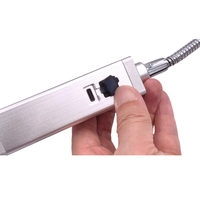 Lampe BBQ Type-C alimentée par batterie rechargeable, flexible, en métal, col de cygne, COB LED, base magnétique, pince à vis, charbon de bois, barbecue de camping