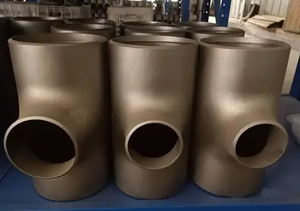 Flanged Carbon Steel 3-Way Tee High-Strength Design for Large-Diameter Industrial Pipelines, Compatible with <b>Bolted</b> Connections - Product Image 5