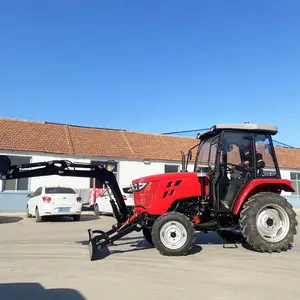 Mini 50hp 60hp 70hp traktor pertanian grosir 4 Stroke kecil berjalan taman traktor digunakan dengan penggali