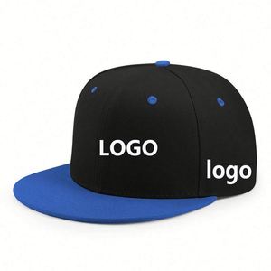 Gorra Snapback de 6 Paneles con Visera Plana, Estilo Hip Hop, Personalizada con Logotipo, Precio Económico al por Mayor, Deportiva, 100% Algodón, Unisex, Bordado a Mano - Product Image 1