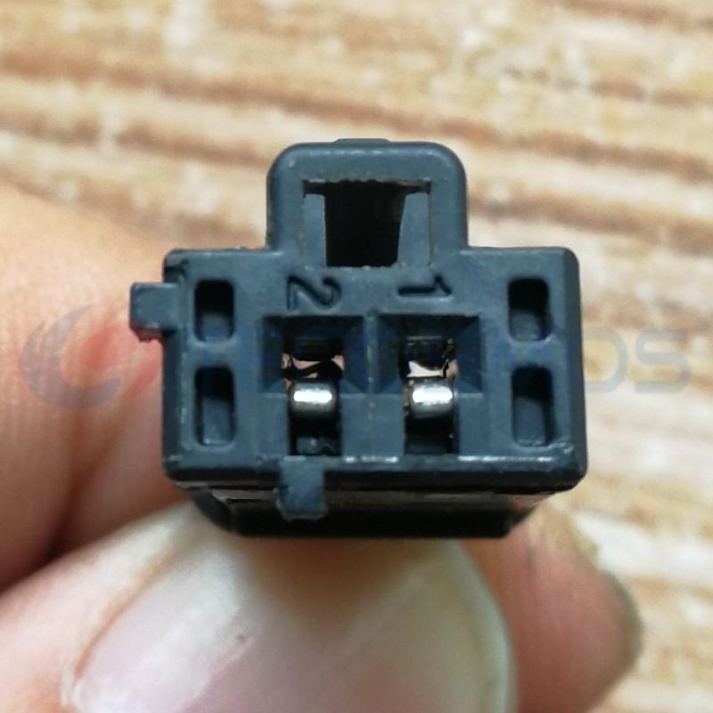Car Connector For Mark small black terminal of cigarette lighter with two pins CT2-0132M-2