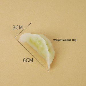 Simulation Fried Egg Dumplings Handmade <b>Creative</b> Glass Crystal Letterpress Printed Food Festival Event Travel Commemorative <b>Gift</b> - Product Image 6