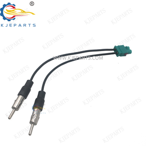 自動車用<span class=keywords><strong>2</strong></span>ピンコネクタラジオアンテナ配線ハーネス、デュアルファクラからDINへのアダプターケーブル付き、VW車用 - Product Image 6