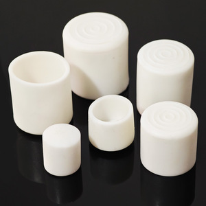 Fundas de Goma Blancas para Tubos de 6mm-50mm, Protectores Duraderos para Patas de Mesa y Silla, Accesorios para Patas de Muebles - Product Image 2