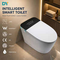WC intelligent monobloc en céramique DaYan pour projets d'immeubles, avec chasse automatique, siège chauffant, veilleuse et protection IPX4 – Vente en gros