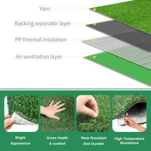 Tapis d'été respirant en gazon synthétique pour chiens, gazon artificiel lavable avec plateau, tapis de toilette extra large pour chiens - Product Image 3