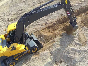 Zware Machines 21.8ton Ew205d Wielgraafmachine Met Hydraulisch Systeem - Product Image 5