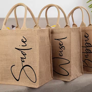 Bolso Tote con diseño de Letras a la moda de lona mediana de diseño personalizado con cierre de cremallera y asas de cincha para uso diario - Product Image 1