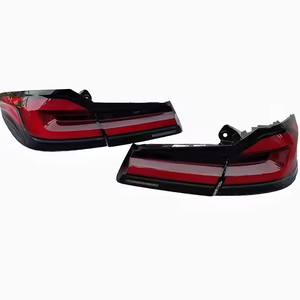 New Rear Clear Lens Full LED Taillights Assembly for 5 Series G30 2018-2020 <b>Plug</b> & Play LCI Turn Signal Brake <b>Lights</b> 6000K <b>Light</b> - Product Image 3